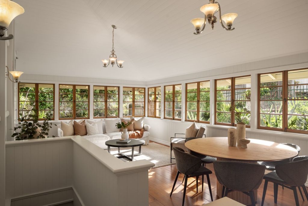 The house's original character has been retained. Photo: Belle Property Bulimba
