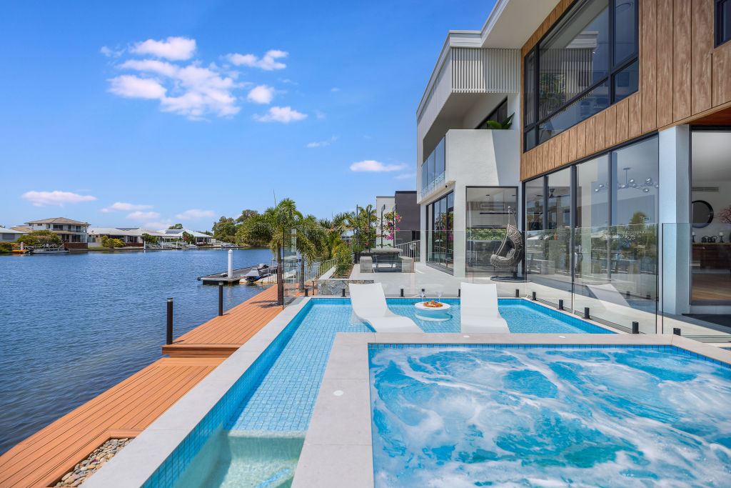 Pelican Waters' waterfront homes attract a range of buyers. Photo: 26 North Point Crescent, Pelican Waters
