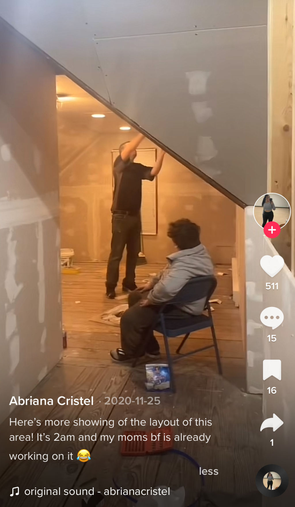 Tiktok users were curious why the renters had no peeked through the external window, but they explained they had, without success.