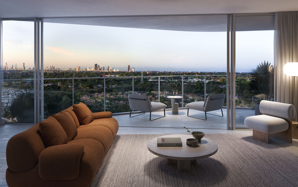 Robina's $40 million penthouse collection takes Queensland's market to a new level. Photo: Andrews Projects