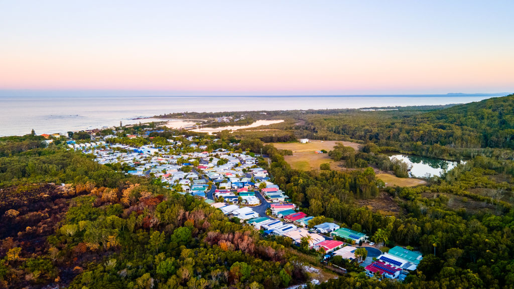 The property is 30 minutes from Byron Bay, in the Tweed Shire. Photo: Ray White Group RWC