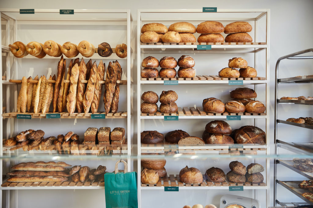 Family-run bakery Little Sister is known for 72-hour sourdough loaves.  Photo: Laura May Grogan