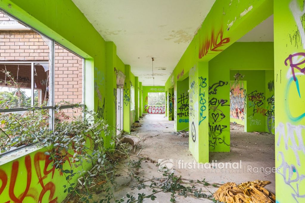 Graffiti vandals have been at it. Photo: First National Real Estate Ranges