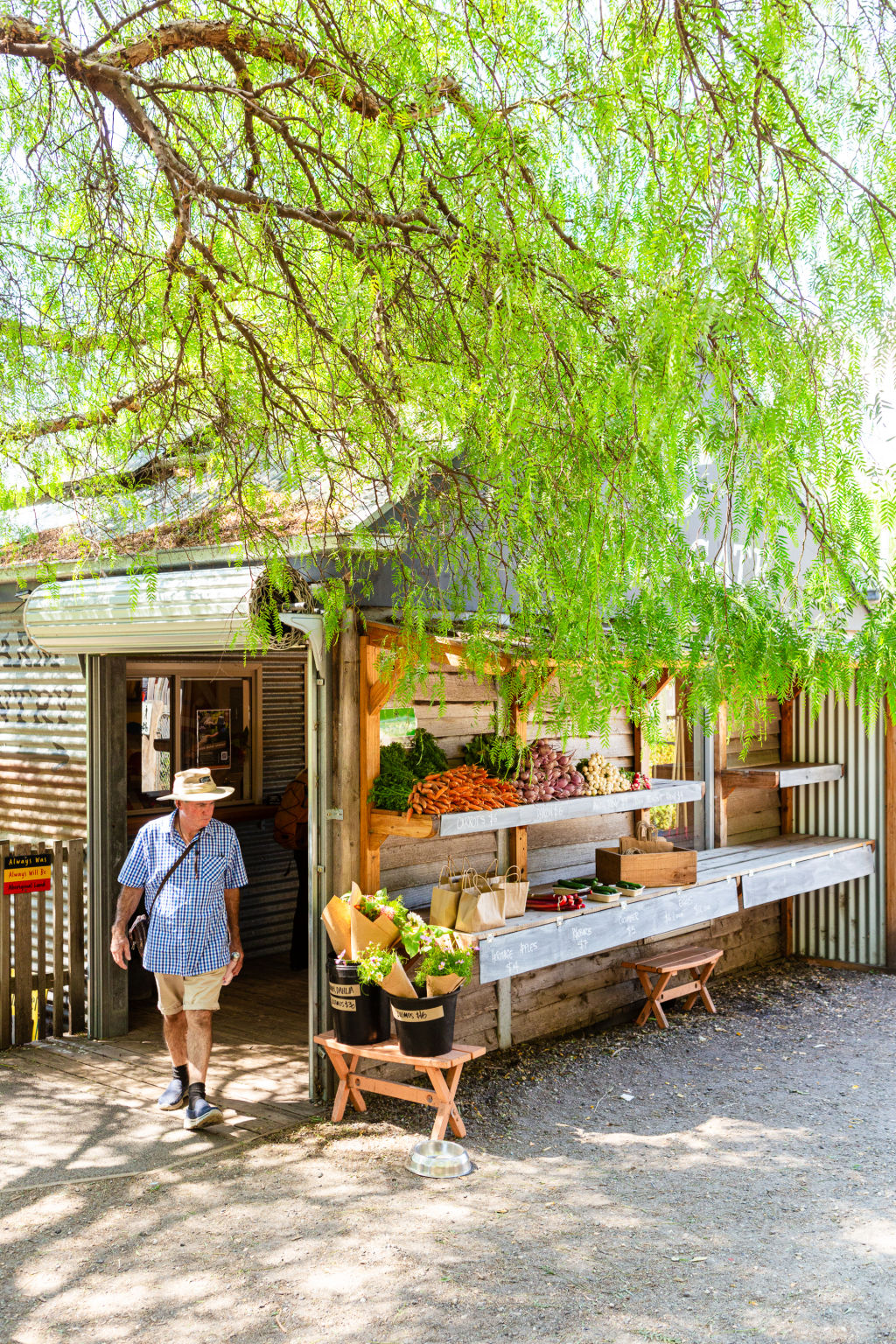 Pick up some fresh produce from the Collingwood Children's Farm. Photo: Greg Briggs