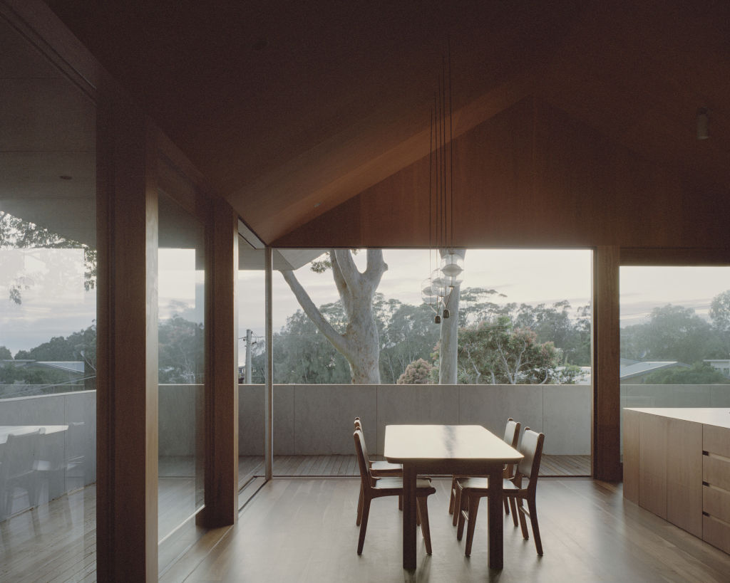 The home was designed to capture the natural light and views. Photo: Rory Gardiner