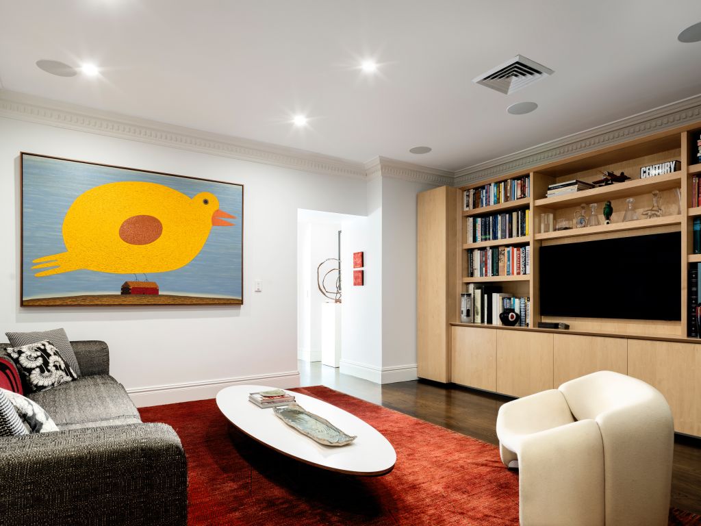 The expansive apartment comes with a private drive and foyer. Photo: Supplied