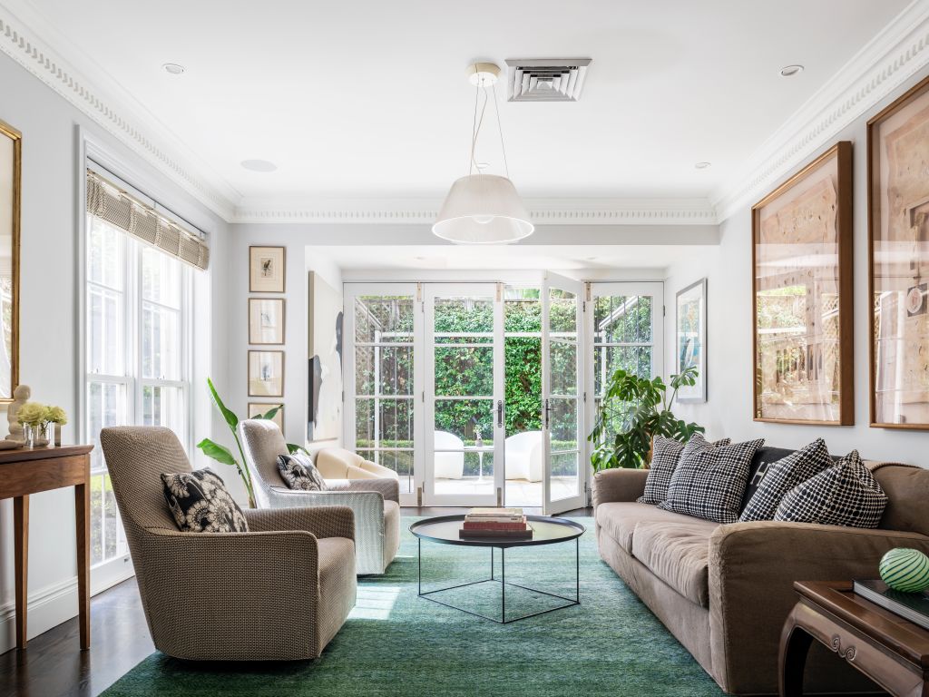 The living areas are reminiscent of a French villa. Photo: Supplied