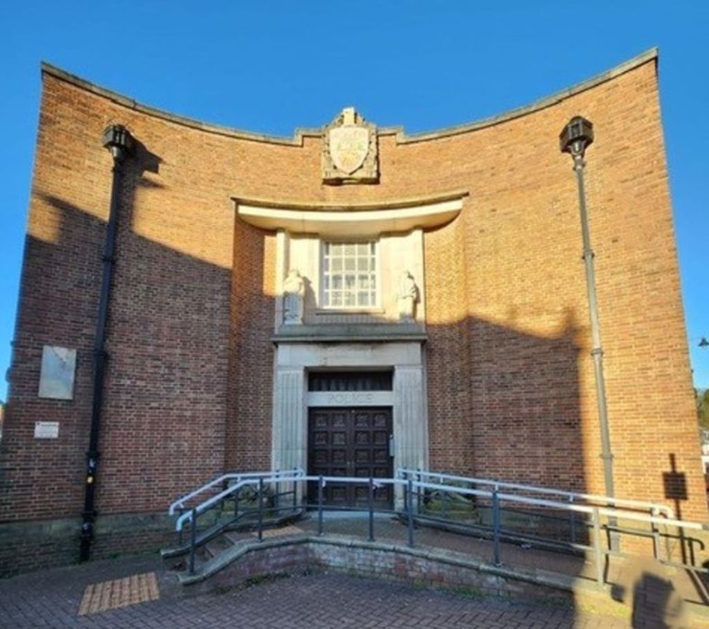 Formerly a police station, the complex was converted into an apartment block. Photo: Taylors Estate Agents