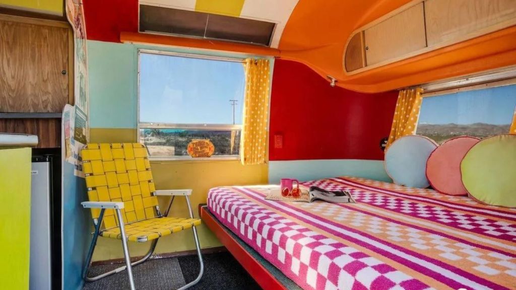 The property has a permit to be a motel, camping ground or caravan park, and is in the mysterious and beautiful Mojave Desert. Photo: Paul Kaplan Group Palm Springs