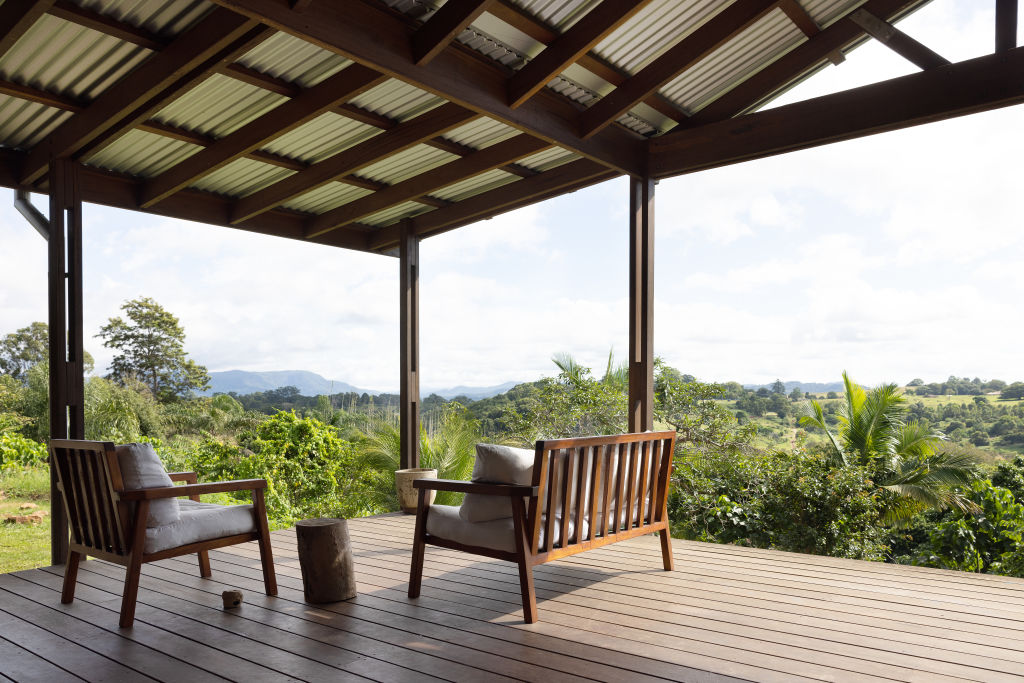 The property boasts epic vistas from ocean to mountain. Photo: Louise Roche