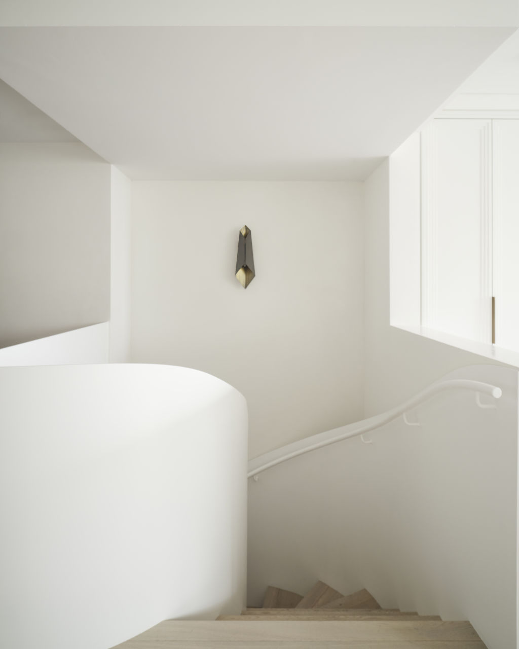 The staircase presents itself as a work of art. Photo: Supplied