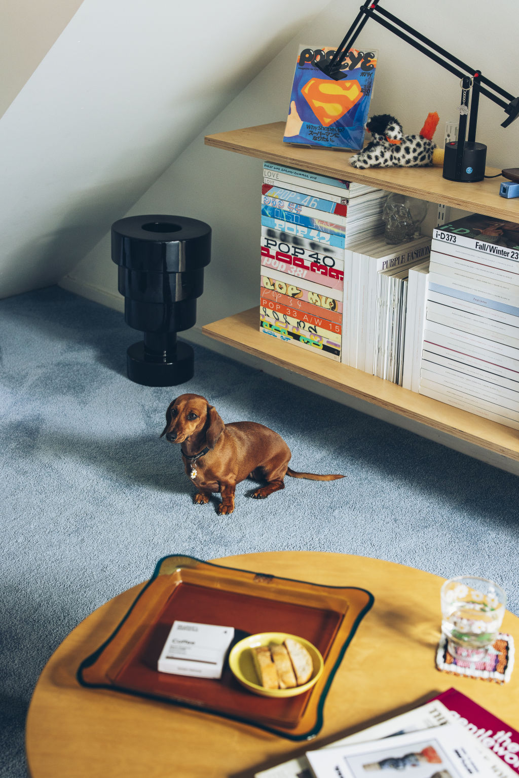 The couple share the home with daughter Valentina, son Enzo, and dog Slinky. Photo: Hilary Walker