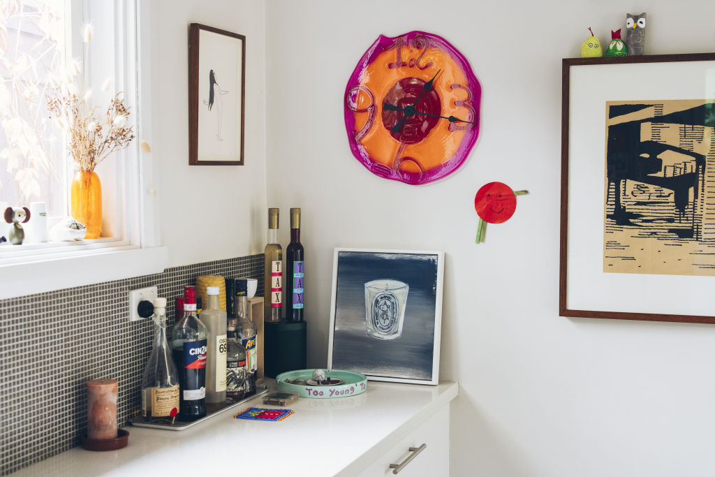 The pair’s shared love of design is apparent in every aspect of their abode. Photo: Hilary Walker
