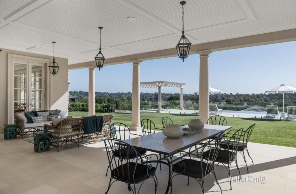 The estate for sale in Templestowe, Victoria, has been likened to Buckingham Palace. Photo: Jellis Craig