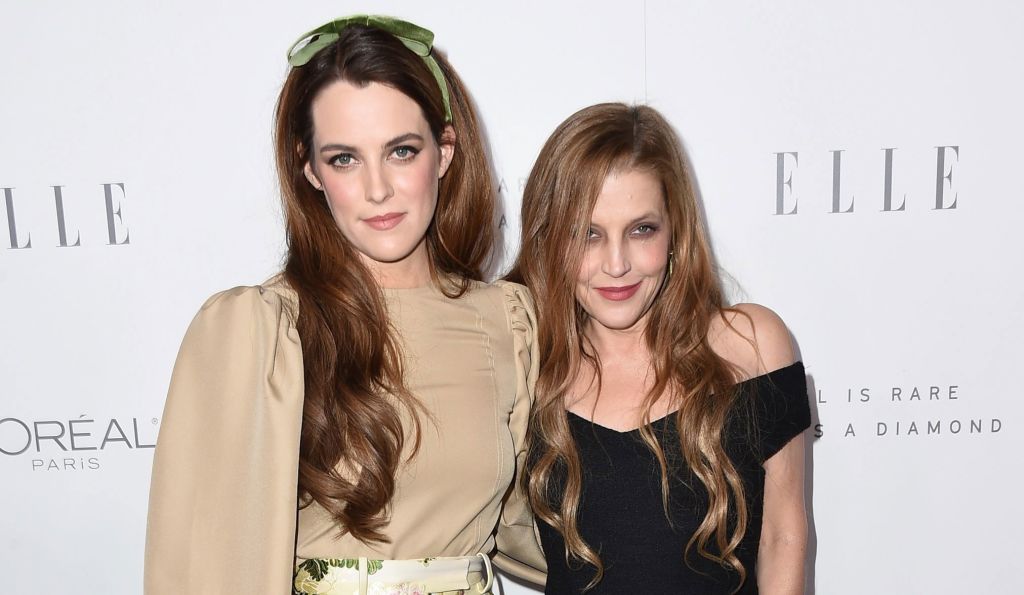 Elvis Presley's granddaughter Riley Keough (pictured left with mother Lisa Marie Presley) is fighting against the sale. Photo: Invision/AP