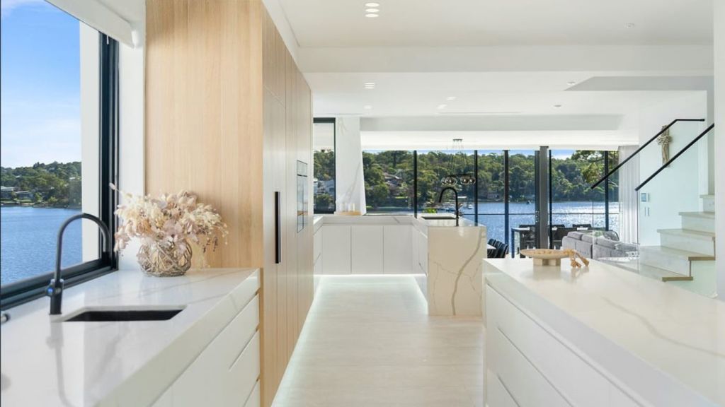 The home touches the Georges River, in a suburb of southern Sydney. Photo:  DJW Property