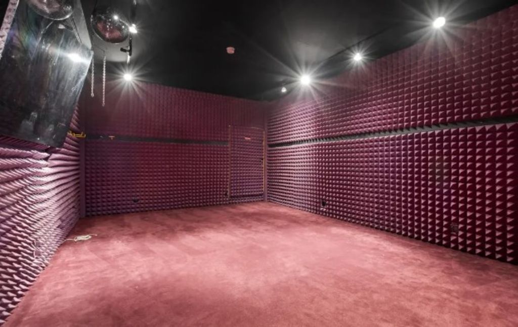 There is even a former recording studio. Photo: JLL