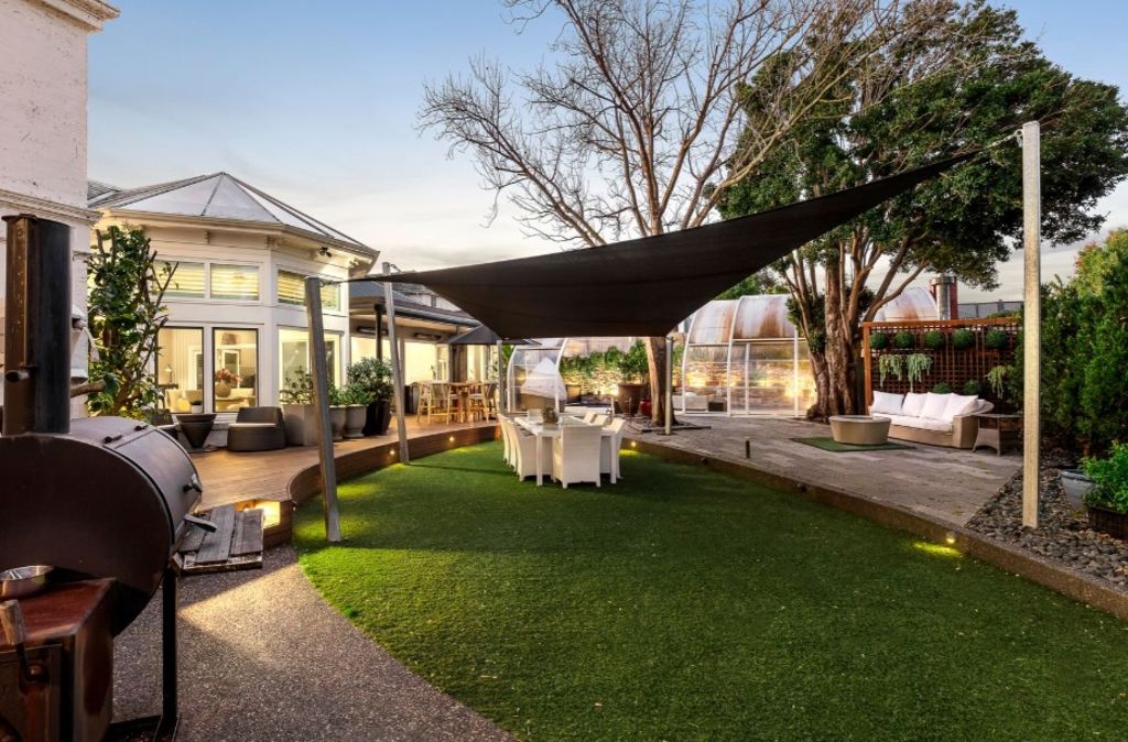 This Melbourne mansion for sale has an imported "igloo". Photo: Marshall White Bayside