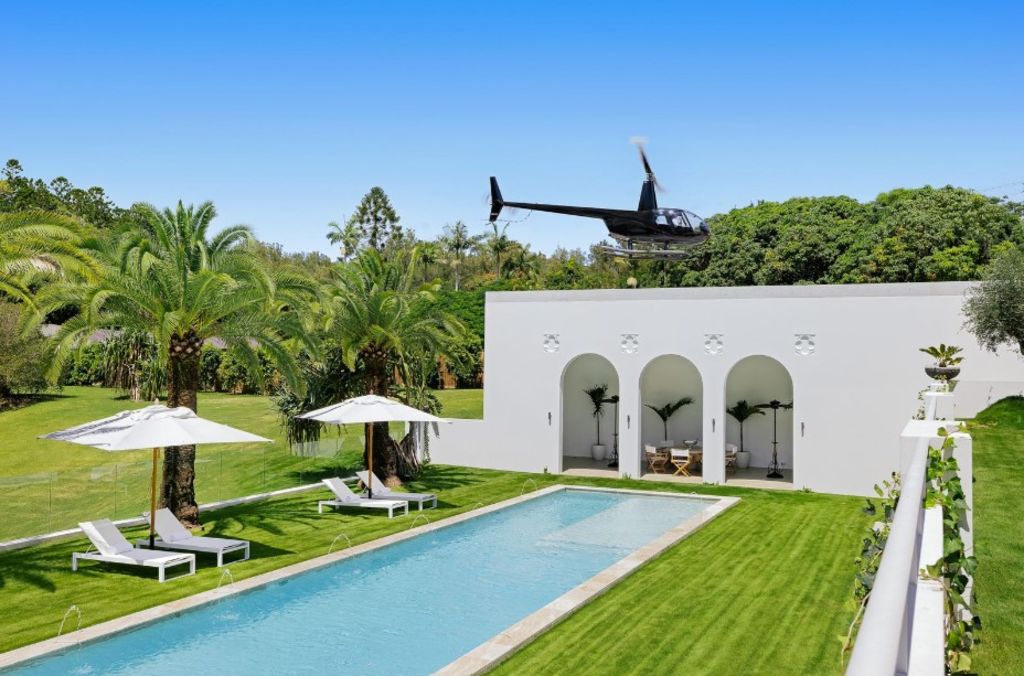Tucked away in the Gold Coast Hinterland, the property has a price guide of $10.95 million. Photo: Kollosche