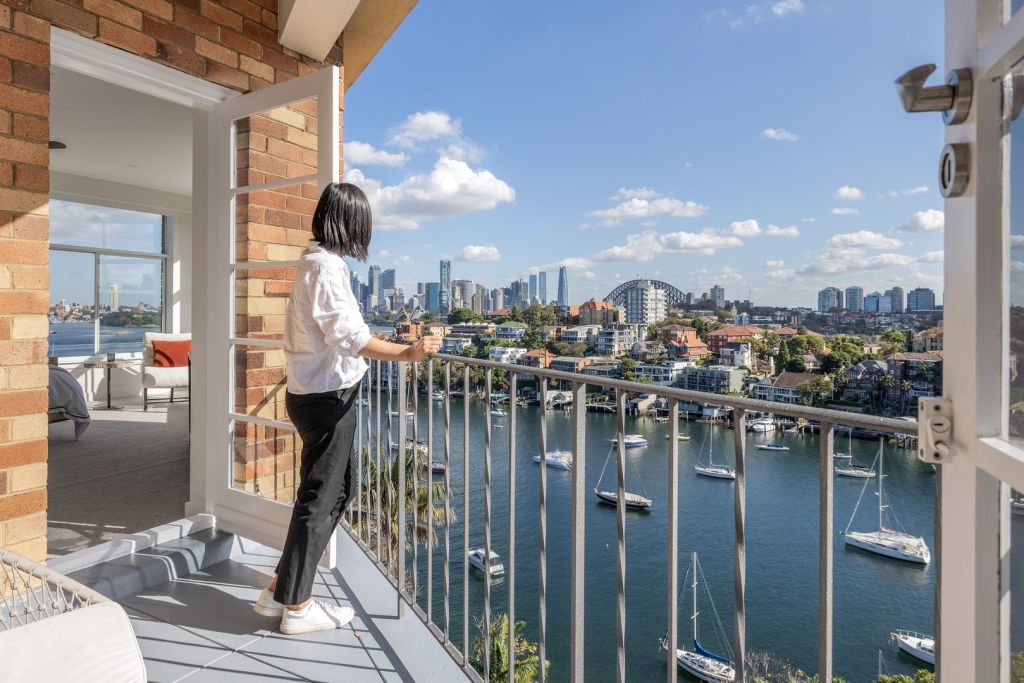 Postcard views from one of the best-positioned addresses on the harbour. Photo: BresicWhitney Lower North Shore