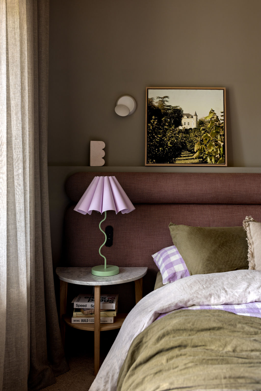 Paola Par, co-founder and designer of homewares label Paola & Joy, ranks lilac as a go-to 'modern neutral'. Photo: Phoebe Hebden of The May Studio