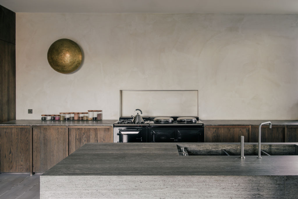 The kitchen is minimalistic yet very functional.  Photo: Genevieve Lutkin