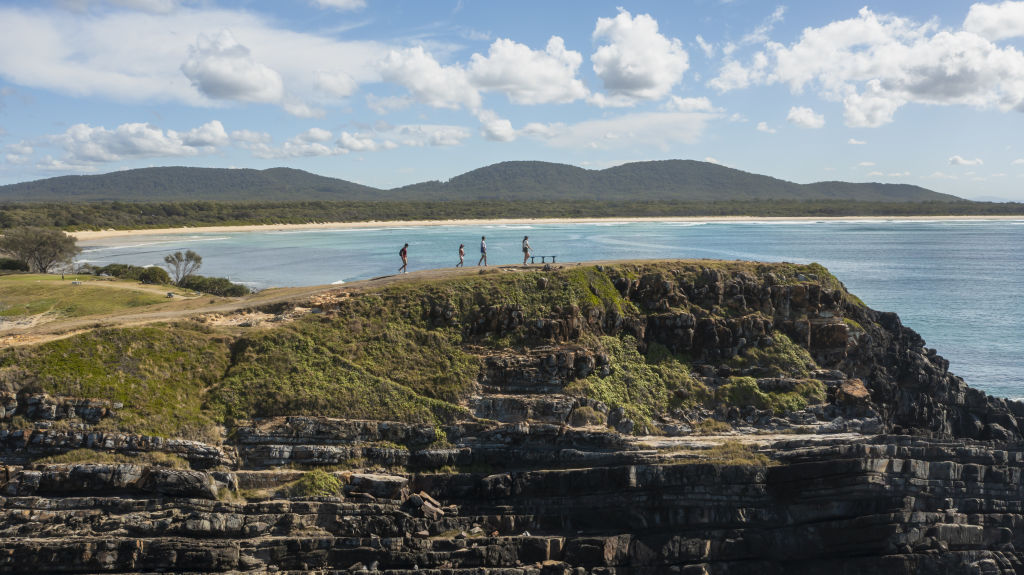 'People gather here to celebrate nature and bask in the coastline’s beauty', says local Arlene Mehan. Photo: Destination NSW