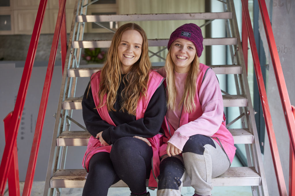 The Block new contestants_Sydney sisters Maddy and Charlotte Harry Photo: Nine