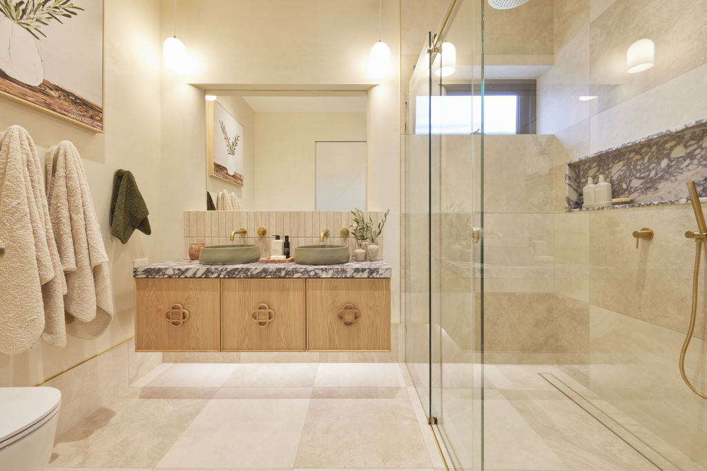 The Block 2024 Mezzanine en suite floor plan reveal