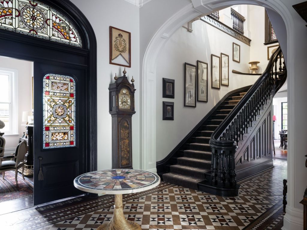 The staircase, where it is said that Tom Cruise was the life of the Moulin Rouge party. Photo: The Agency