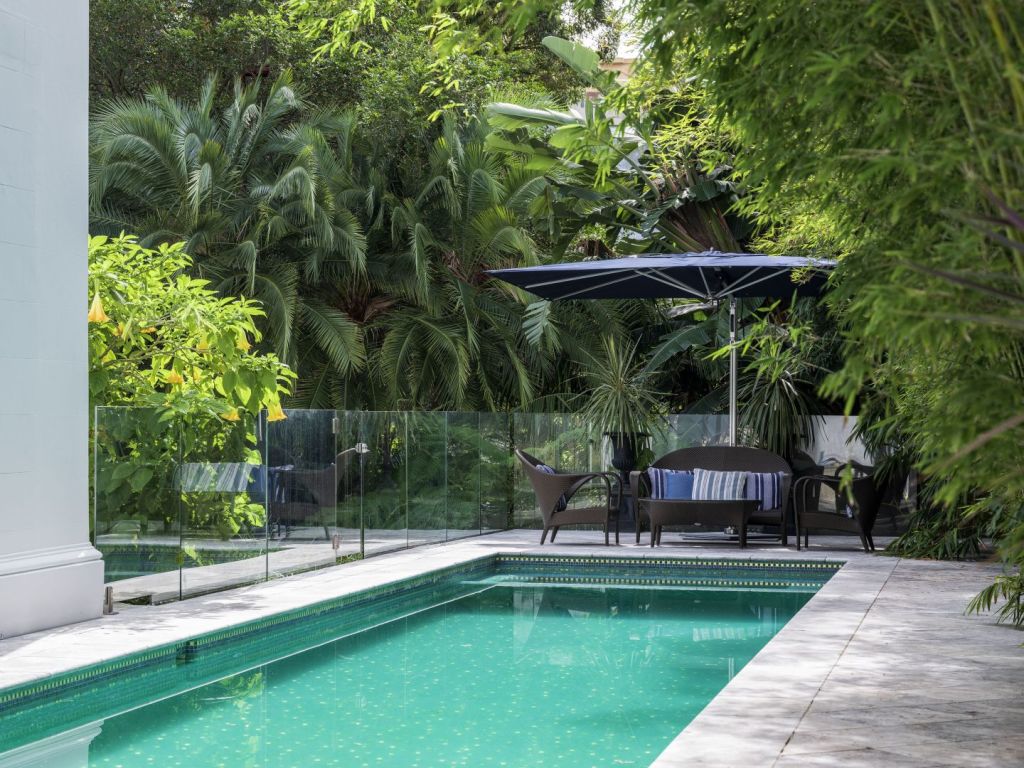 The Darlinghurst mansion Iona has a stunning mosaic-tiled pool. Photo: The Agency