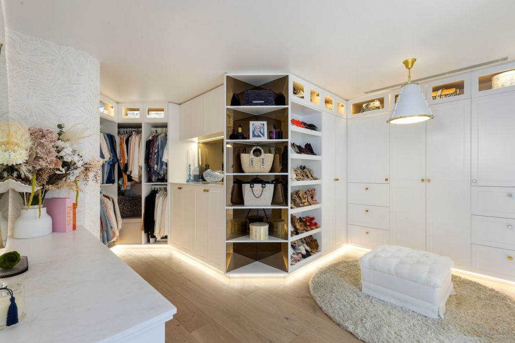 The master bedroom comes with an adjoining designer closet. Photo: Coastal