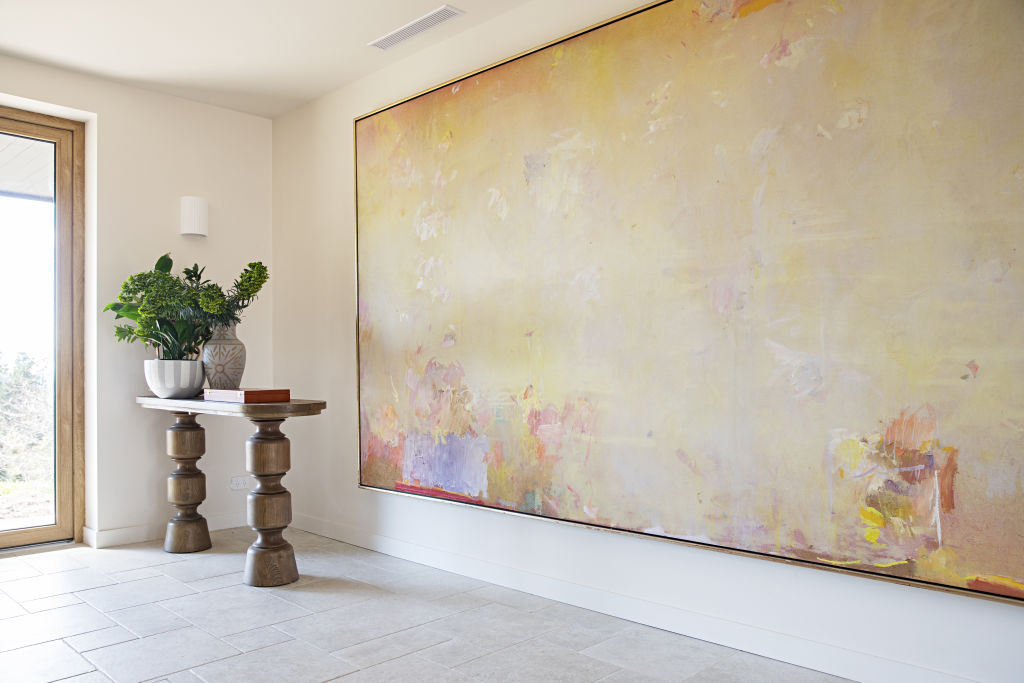 Art will always be prominent in any place Armstrong and Cress call home. Photo: Natalie Jeffcott