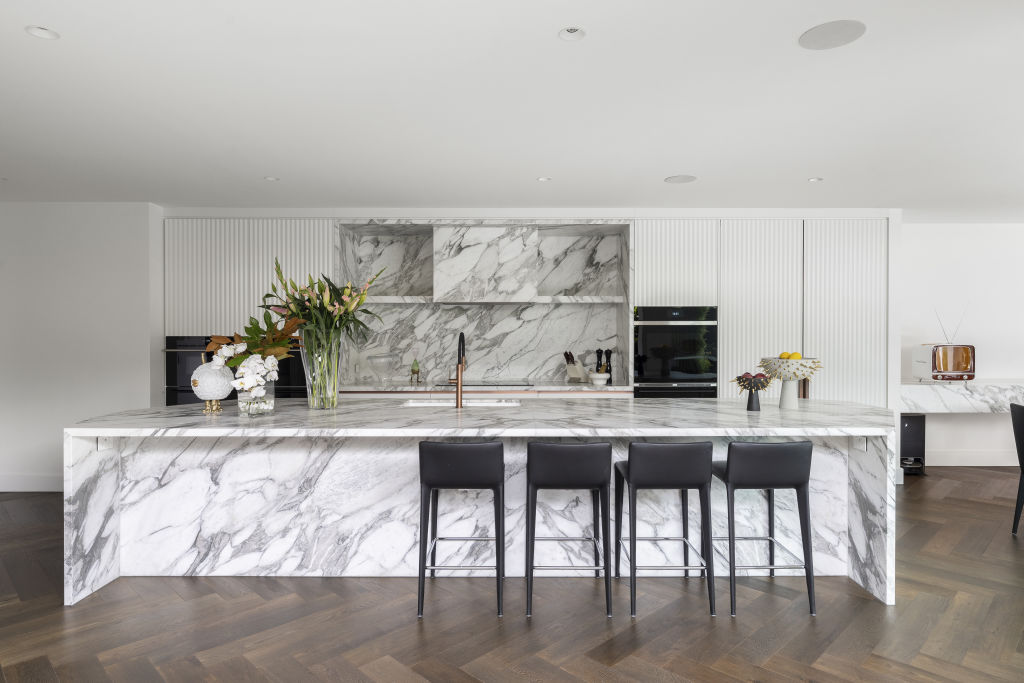 The kitchen features WOLF cooking appliances, Subzero fridge/freezer, two dishwashers and butler's pantry. Photo: Supplied