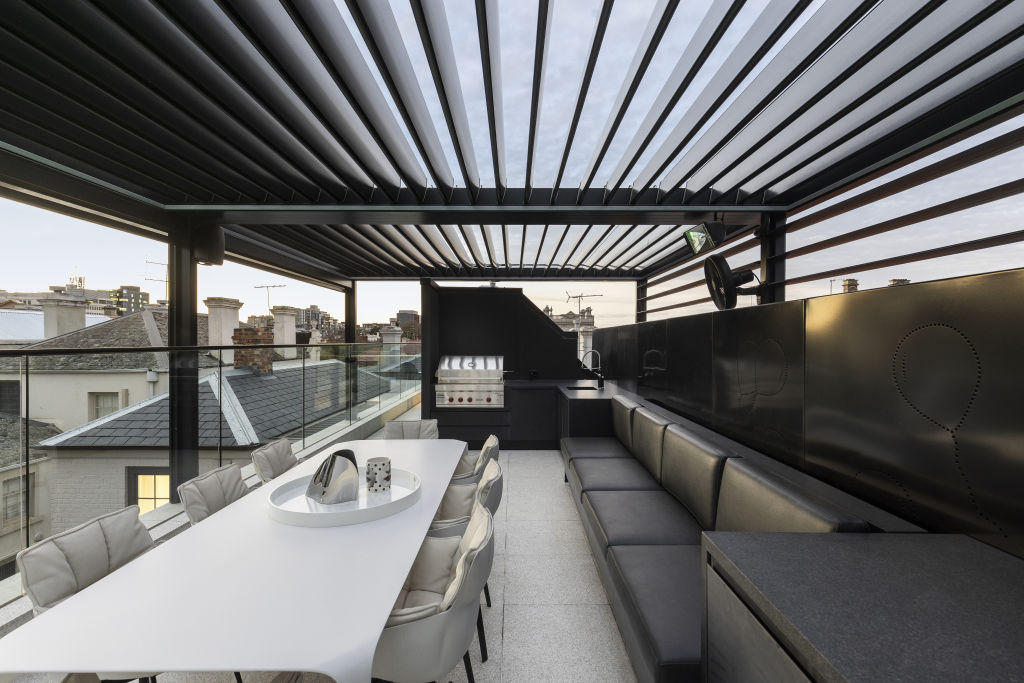 The spectacular rooftop takes entertaining to a whole new level. Photo: Supplied