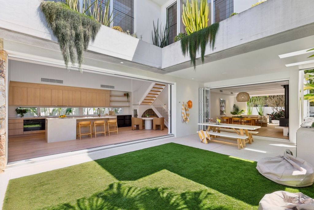 The home is named The Palms, and is in Burleigh Heads, a short drive to the Gold Coast airport. Photo: Queensland Sotheby's International Realty