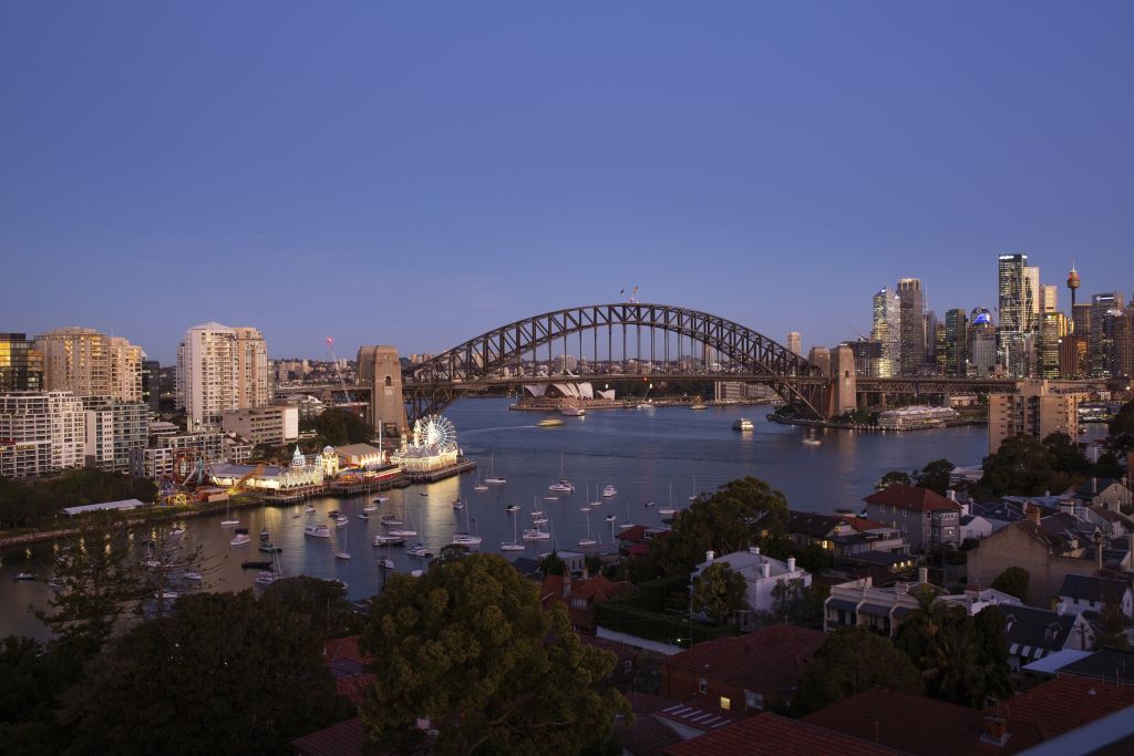 The landmark on Sydney Harbour was a rare commercial offering. Photo: Rob Tuckwell