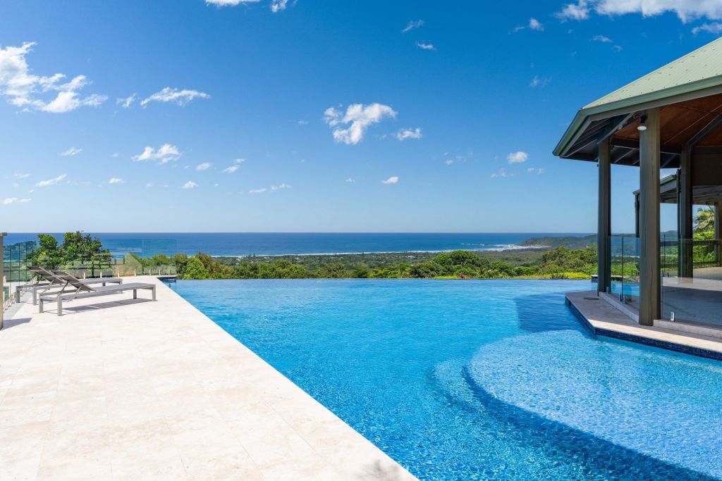 The view from the main pool. Photo: McGrath Byron Bay