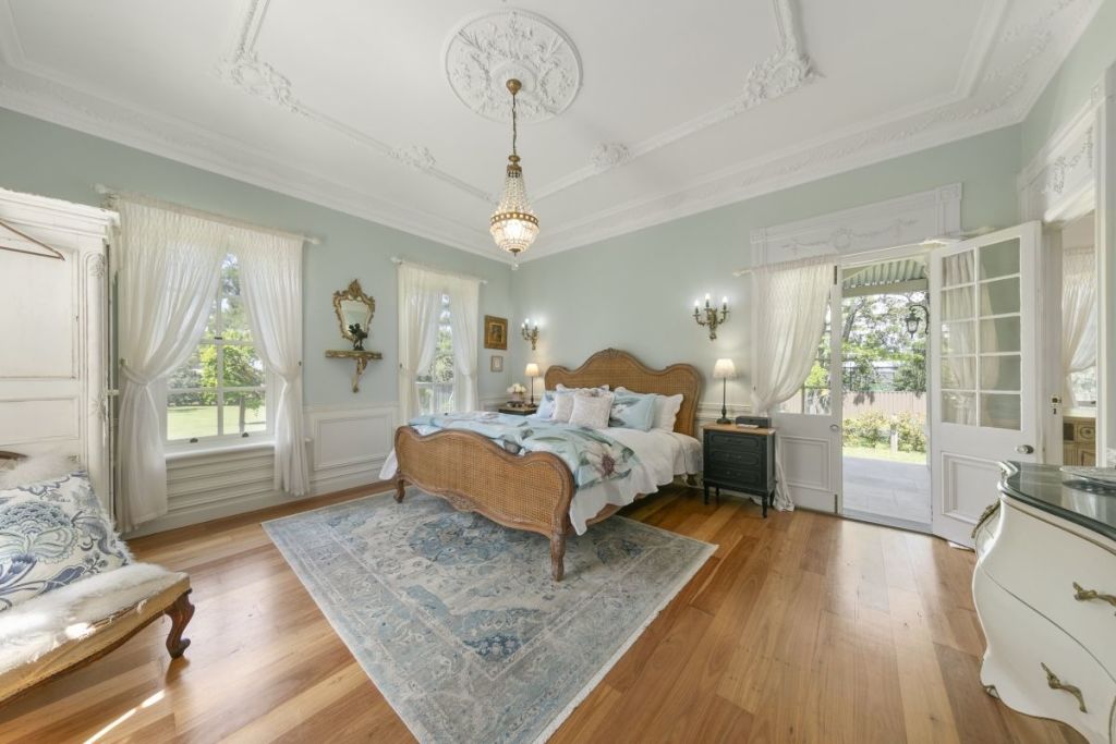 Classic French Provincial bedroom in the Hunter Valley. Photo: The Agency Hunter Valley