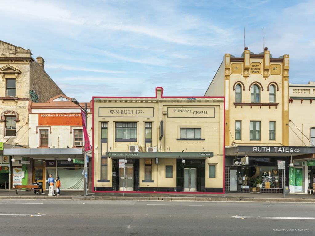 A Newtown funeral home offers plenty of potential for redevelopment