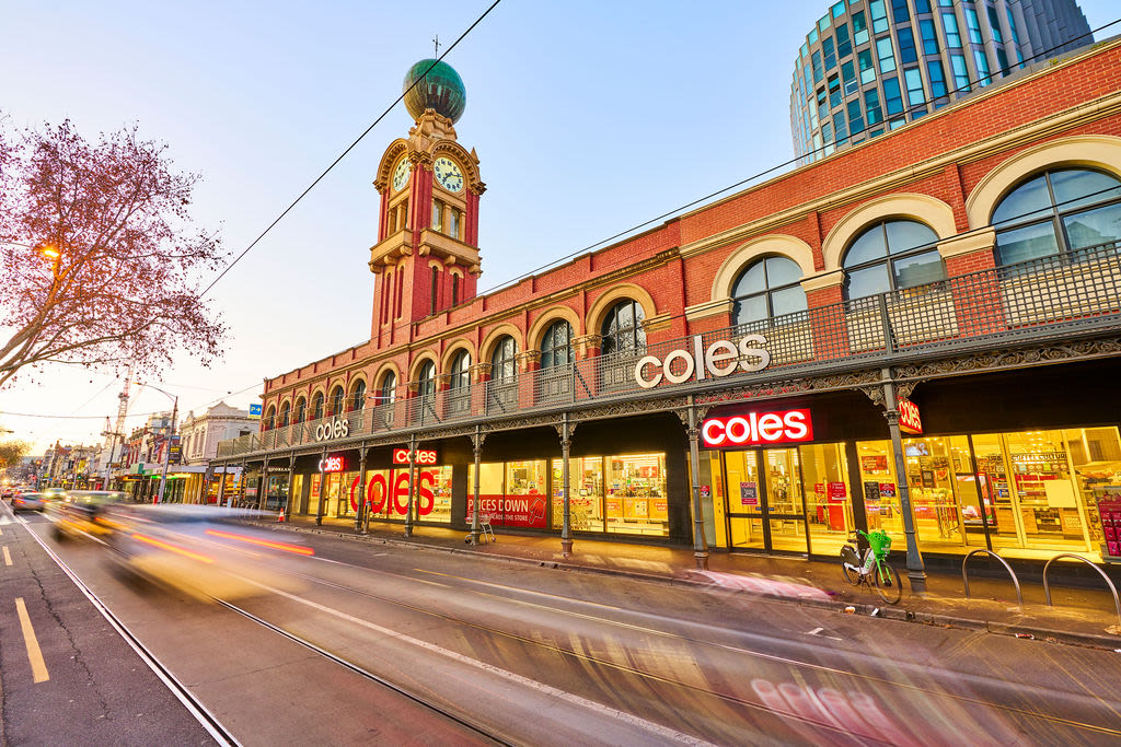 Melbourne landmark Dimmeys building, home to Coles Richmond Icon supermarket, shops for new investors