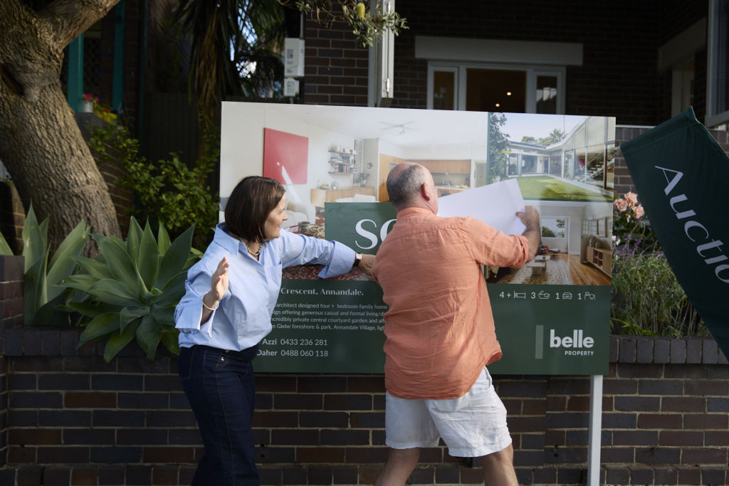 people buying a house