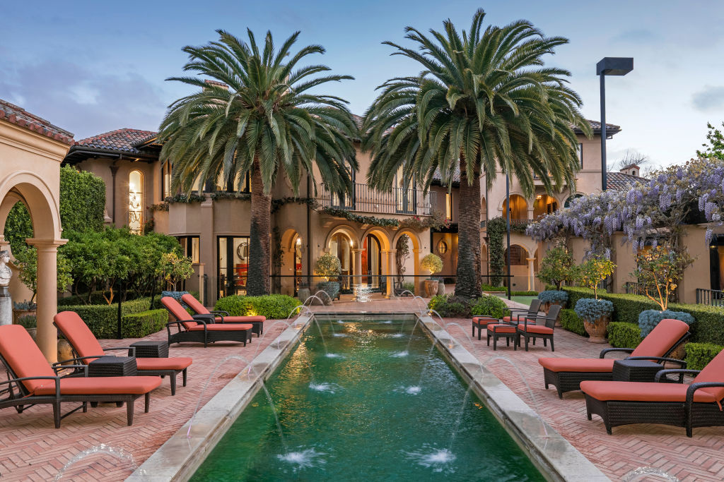 Paul Bangay gardens cap off incredible Spanish mission-inspired mansion