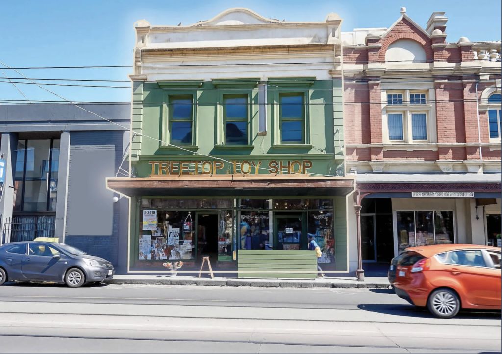 Sydney Road icon, Treetop Toy Shop is listed for sale