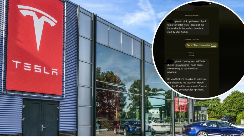 ‘Personal banker’: Tenant shocked by request to fund new Tesla