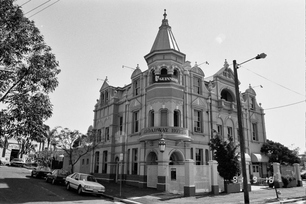 Burnt-out Broadway Hotel site hits market with 34-storey tower plans