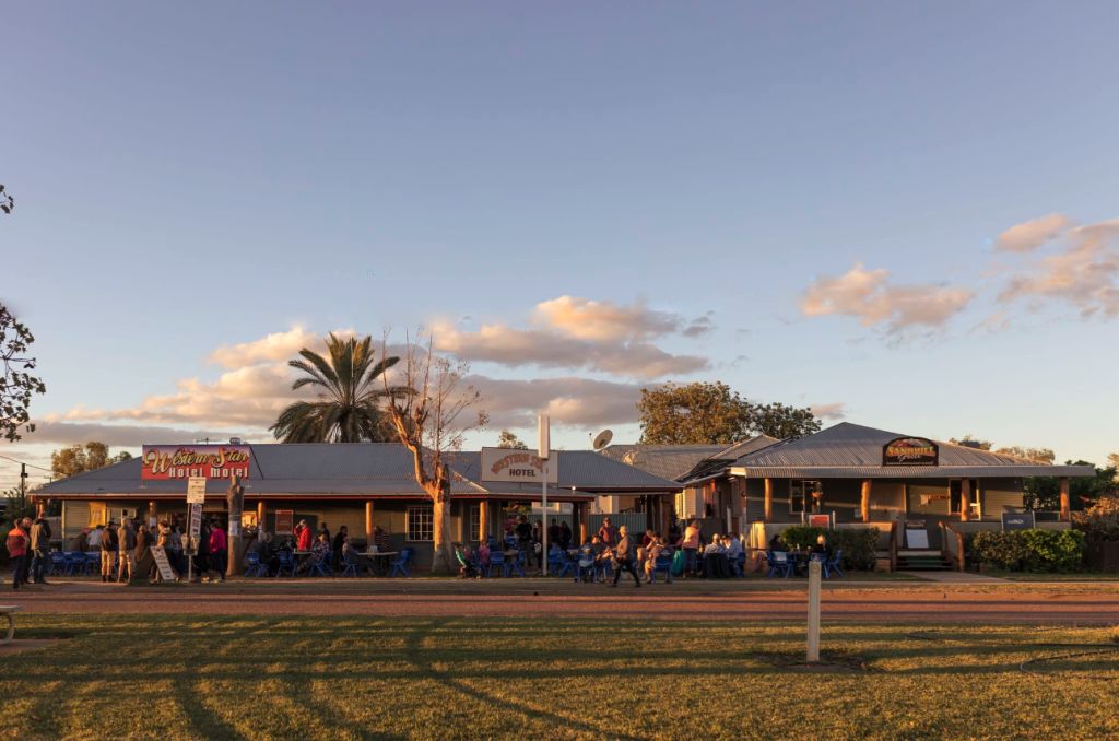 This legendary outback pub is in the last town before Birdsville