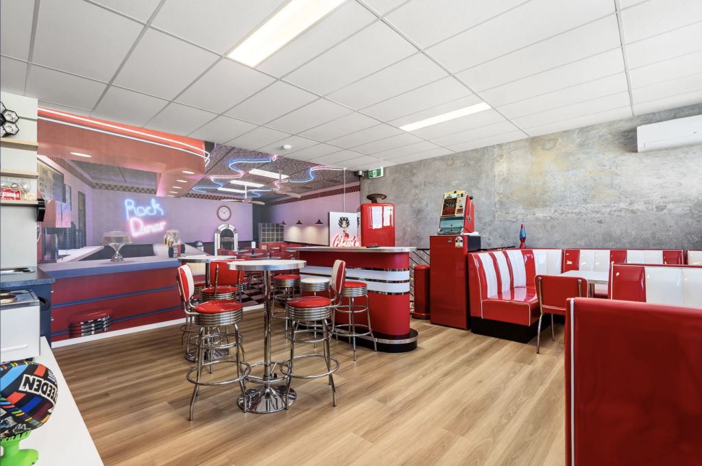 A warehouse hits the market with a built-in American diner