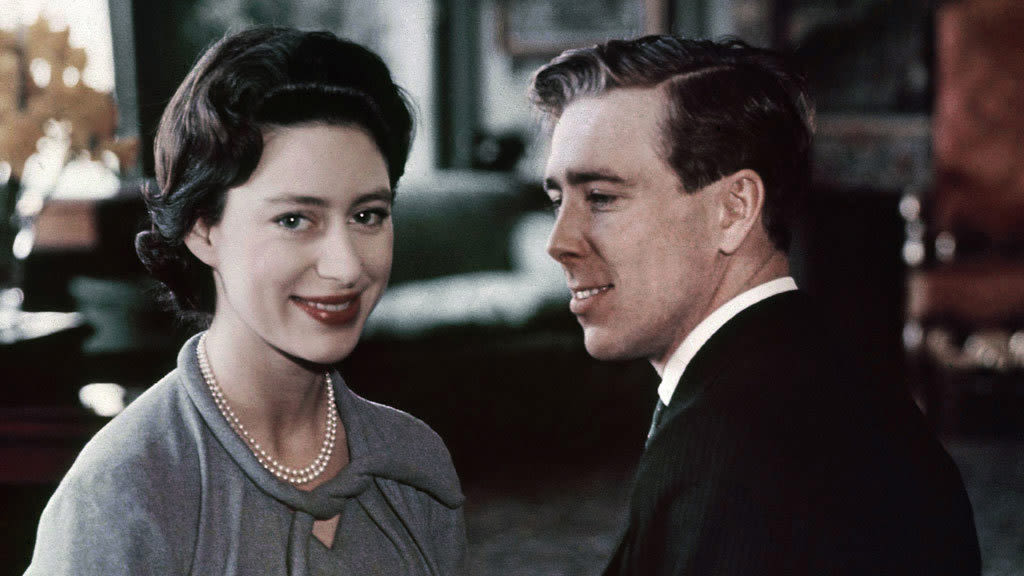 The late British royal Princess Margaret and her society-photographer husband, Antony Armstrong-Jones
