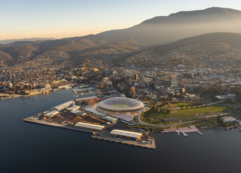 Get the keys to a waterfront venue near the future home of the Tasmania Devils